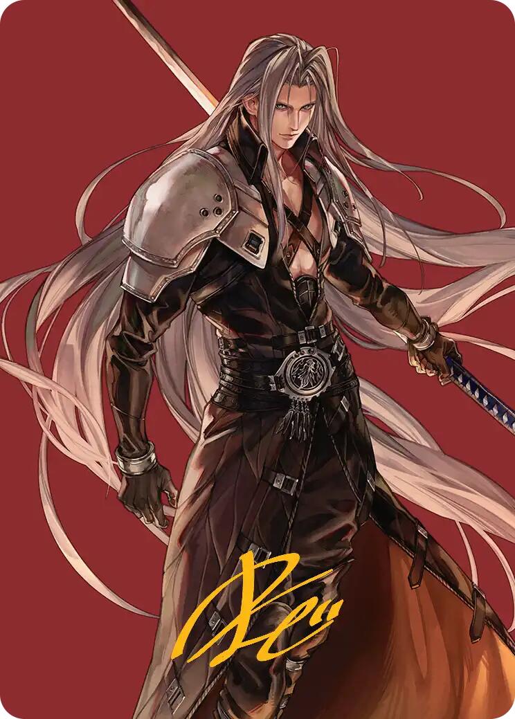 Sephiroth, Fabled SOLDIER Art Card (Gold-Stamped Signature) [FINAL FANTASY Art Series] | Exor Games Summserside