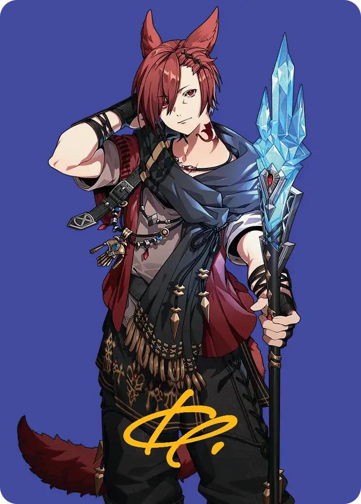 G'raha Tia, Scion Reborn Art Card (51) (Gold-Stamped Signature) [FINAL FANTASY Art Series] | Exor Games Summserside
