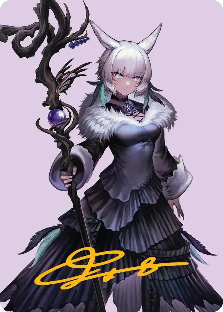 Y'shtola, Night's Blessed Art Card (53) (Gold-Stamped Signature) [FINAL FANTASY Art Series] | Exor Games Summserside