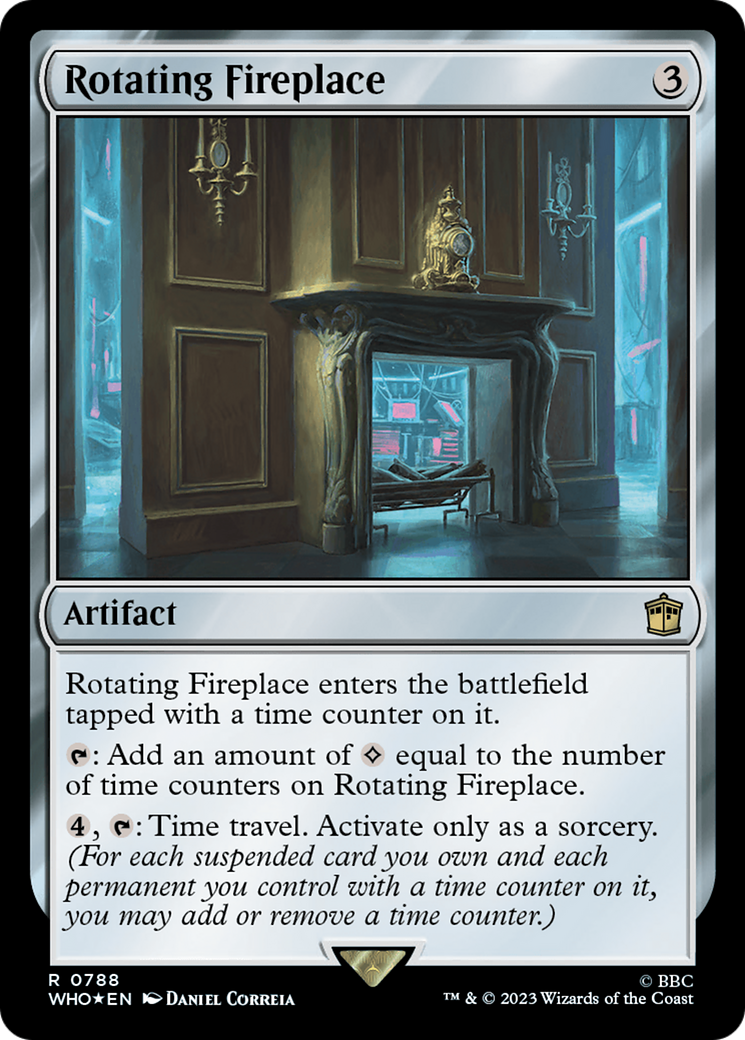 Rotating Fireplace (Surge Foil) [Doctor Who] | Exor Games Summserside