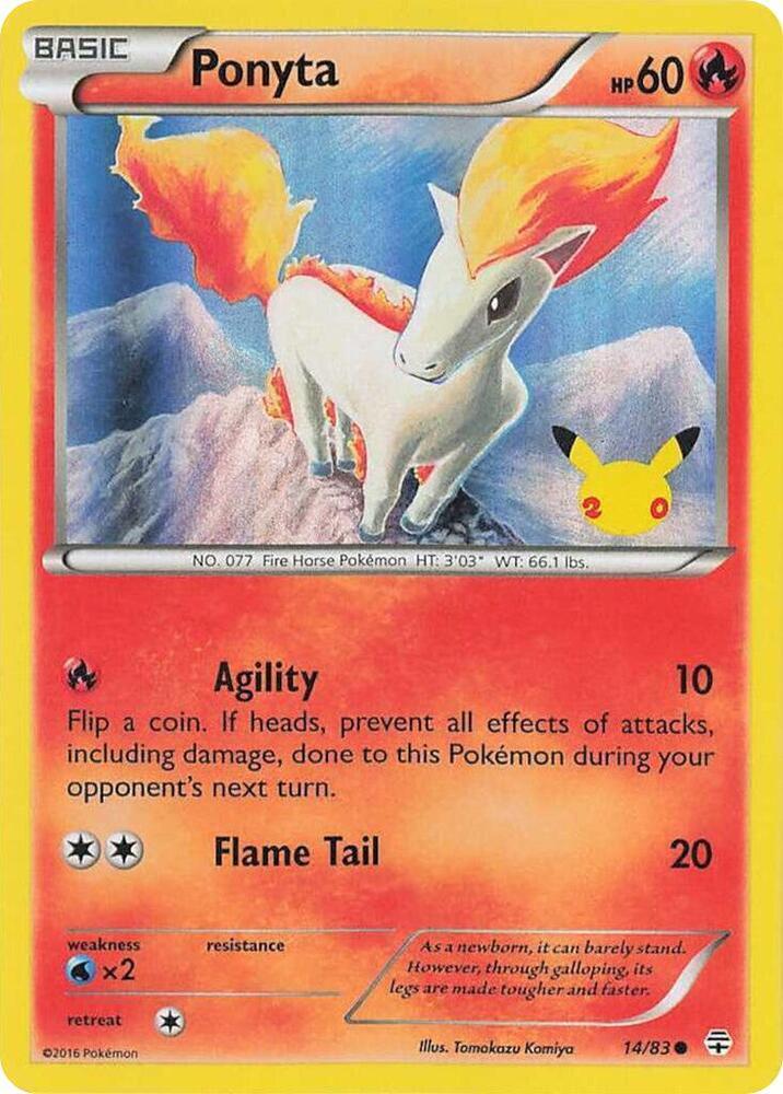 Ponyta (014/083) (UK Exclusive Promo) [Miscellaneous Cards] | Exor Games Summserside