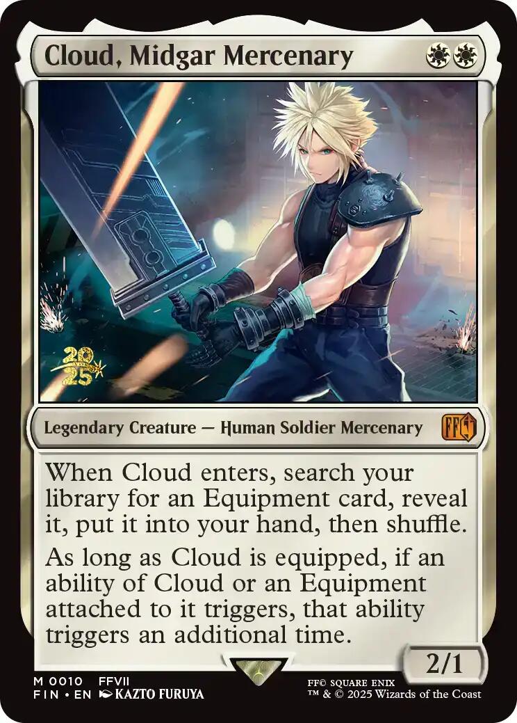 Cloud, Midgar Mercenary [FINAL FANTASY Prerelease Promo] | Exor Games Summserside