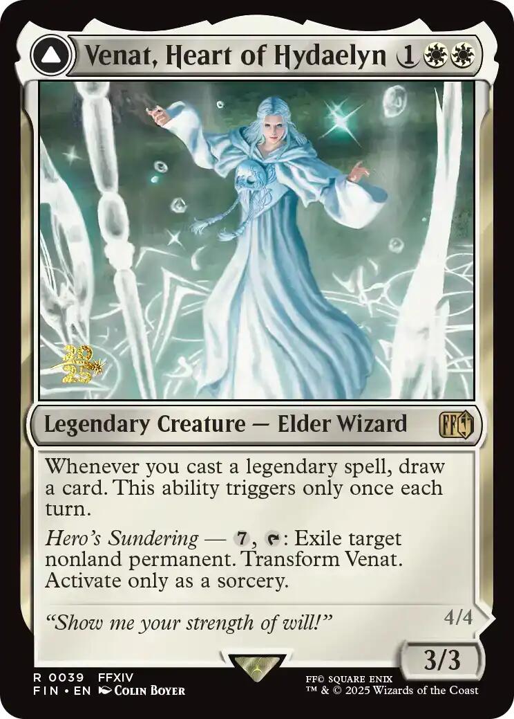 Venat, Heart of Hydaelyn // Hydaelyn, the Mothercrystal [FINAL FANTASY Prerelease Promo] | Exor Games Summserside