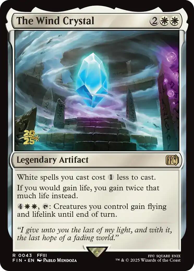 The Wind Crystal [FINAL FANTASY Prerelease Promo] | Exor Games Summserside