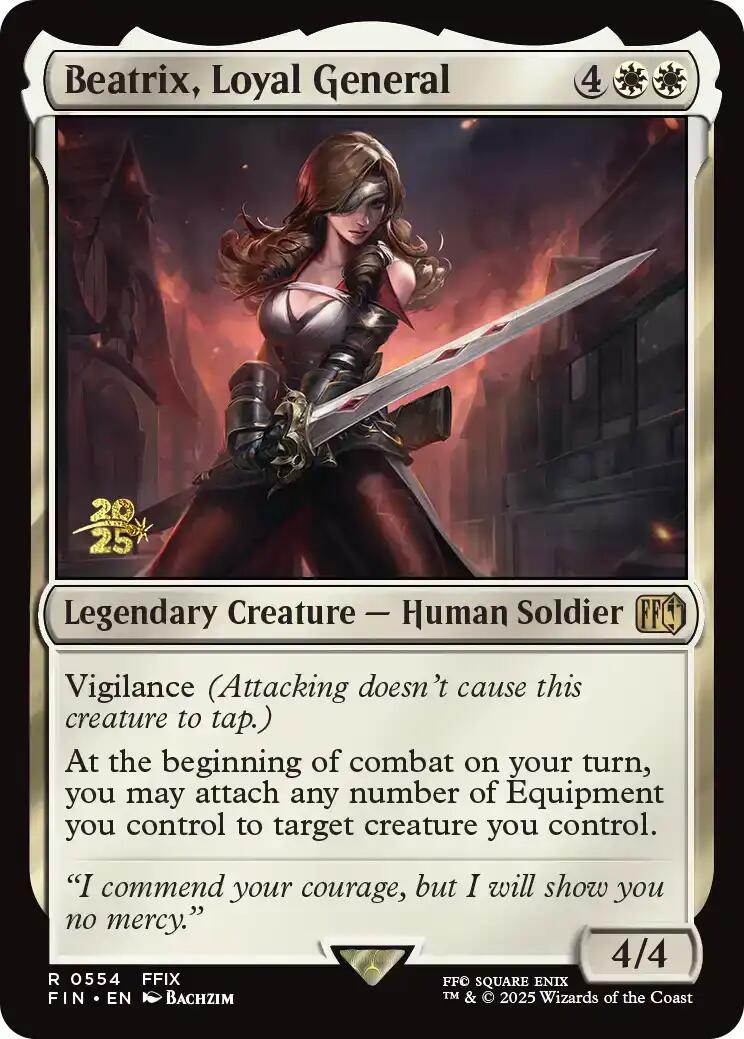 Beatrix, Loyal General [FINAL FANTASY Prerelease Promo] | Exor Games Summserside
