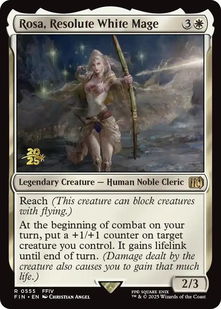 Rosa, Resolute White Mage [FINAL FANTASY Prerelease Promo] | Exor Games Summserside