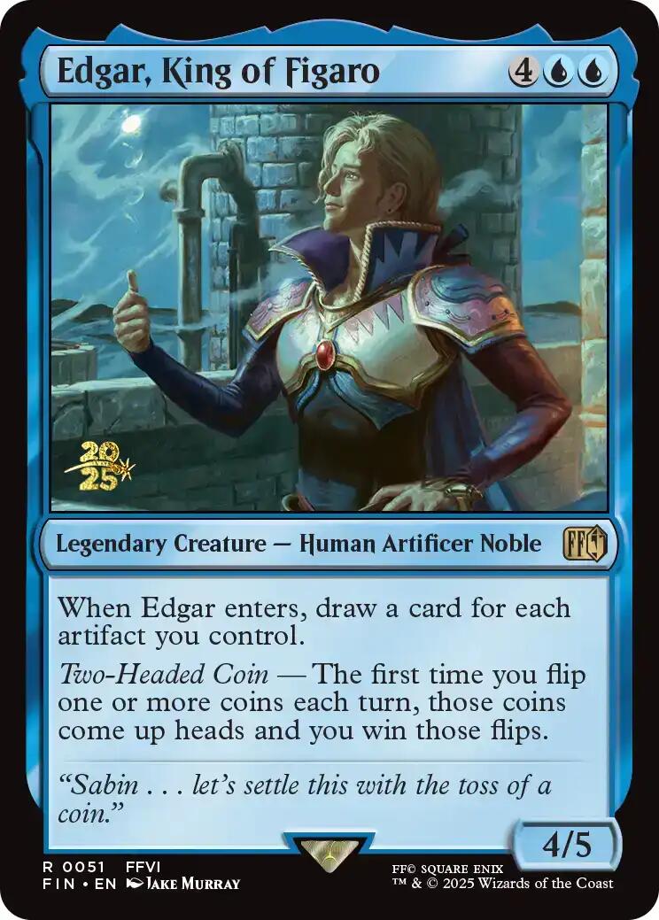 Edgar, King of Figaro [FINAL FANTASY Prerelease Promo] | Exor Games Summserside