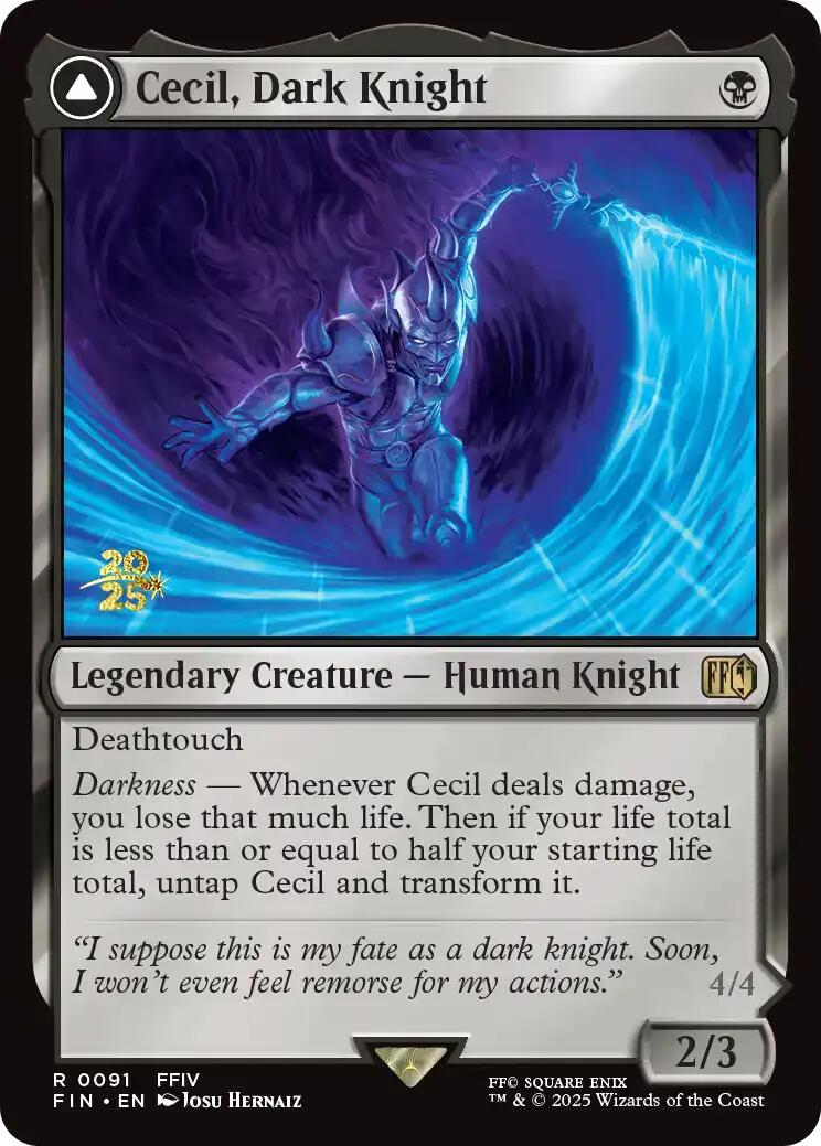 Cecil, Dark Knight [FINAL FANTASY Prerelease Promo] | Exor Games Summserside