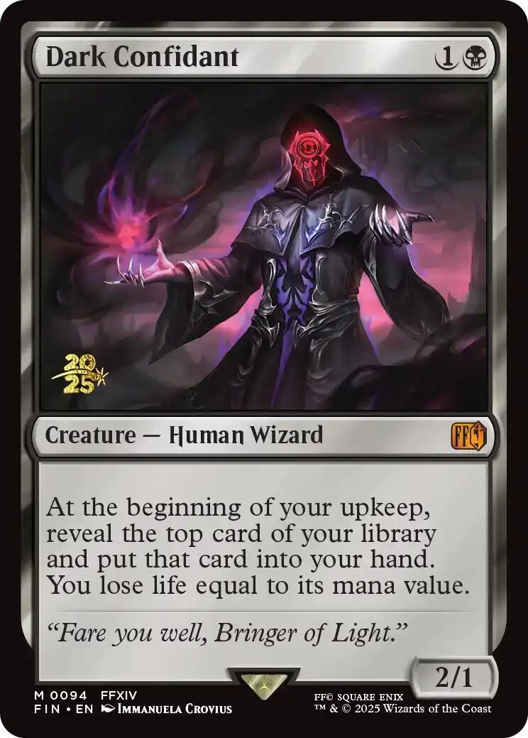 Dark Confidant [FINAL FANTASY Prerelease Promo] | Exor Games Summserside
