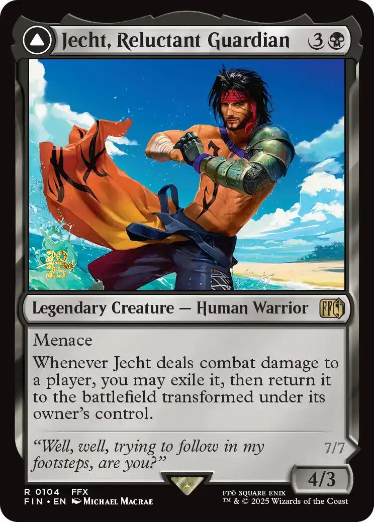 Jecht, Reluctant Guardian // Braska's Final Aeon [FINAL FANTASY Prerelease Promo] | Exor Games Summserside