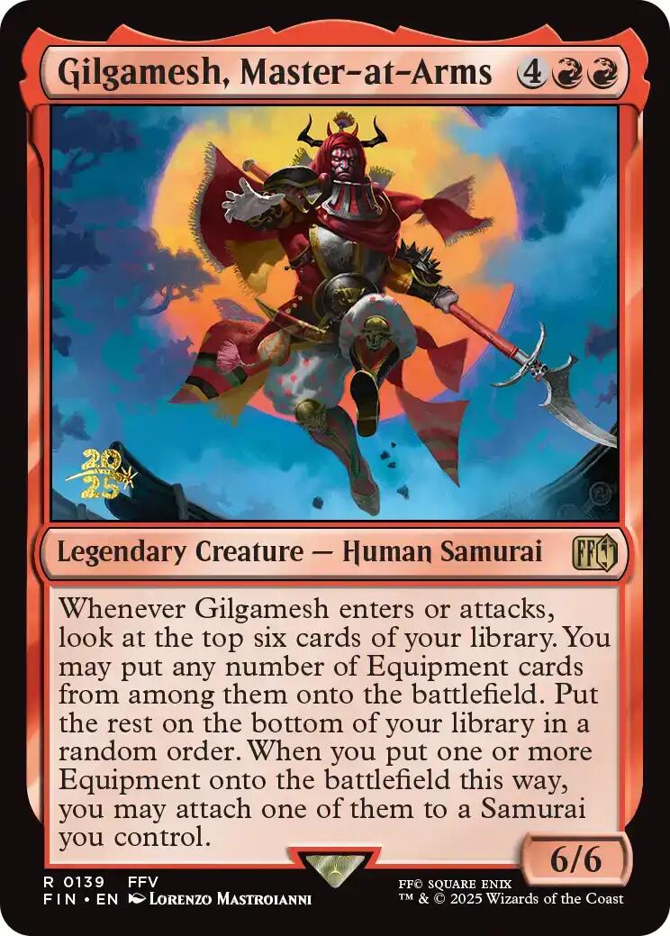 Gilgamesh, Master-at-Arms [FINAL FANTASY Prerelease Promo] | Exor Games Summserside