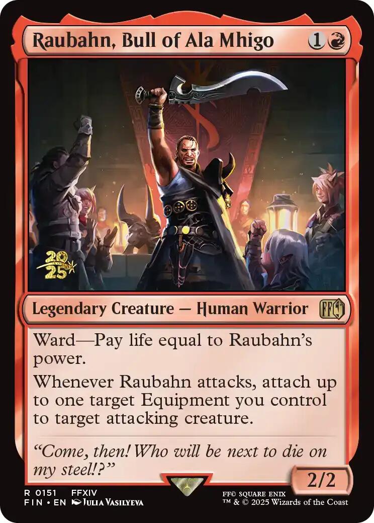 Raubahn, Bull of Ala Mhigo [FINAL FANTASY Prerelease Promo] | Exor Games Summserside