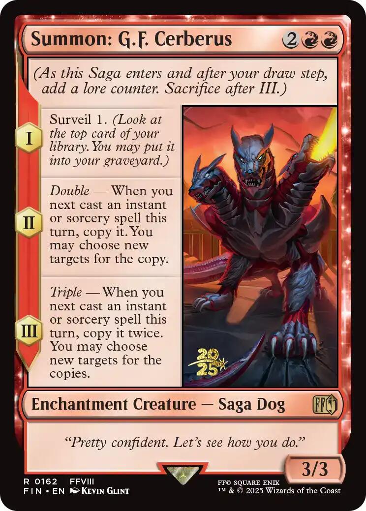 Summon: G.F. Cerberus [FINAL FANTASY Prerelease Promo] | Exor Games Summserside