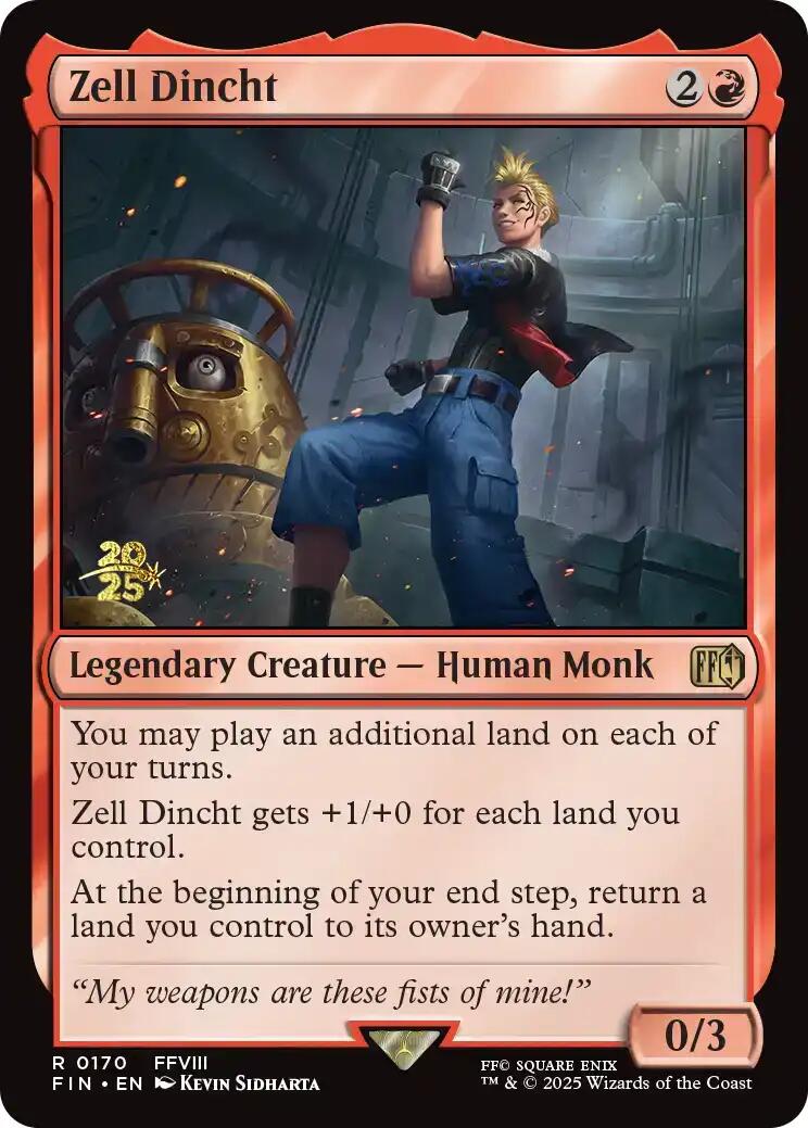 Zell Dincht [FINAL FANTASY Prerelease Promo] | Exor Games Summserside
