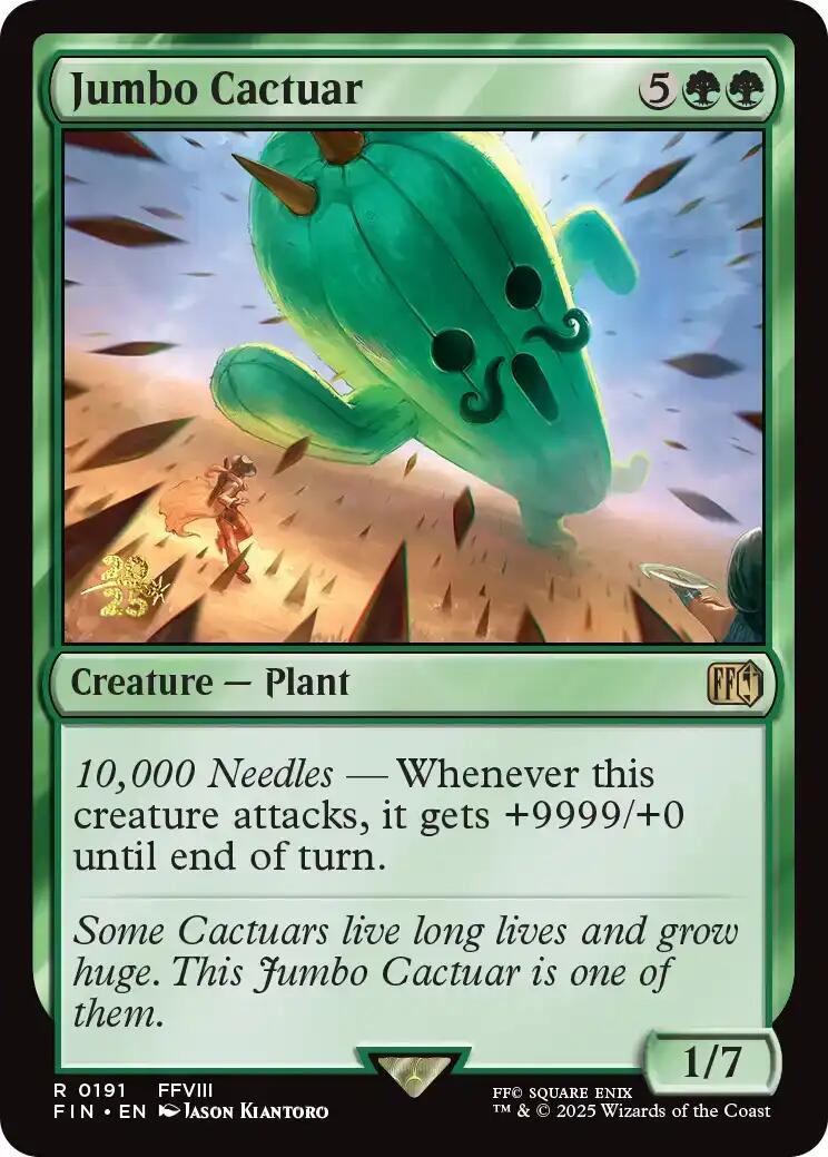 Jumbo Cactuar [FINAL FANTASY Prerelease Promo] | Exor Games Summserside