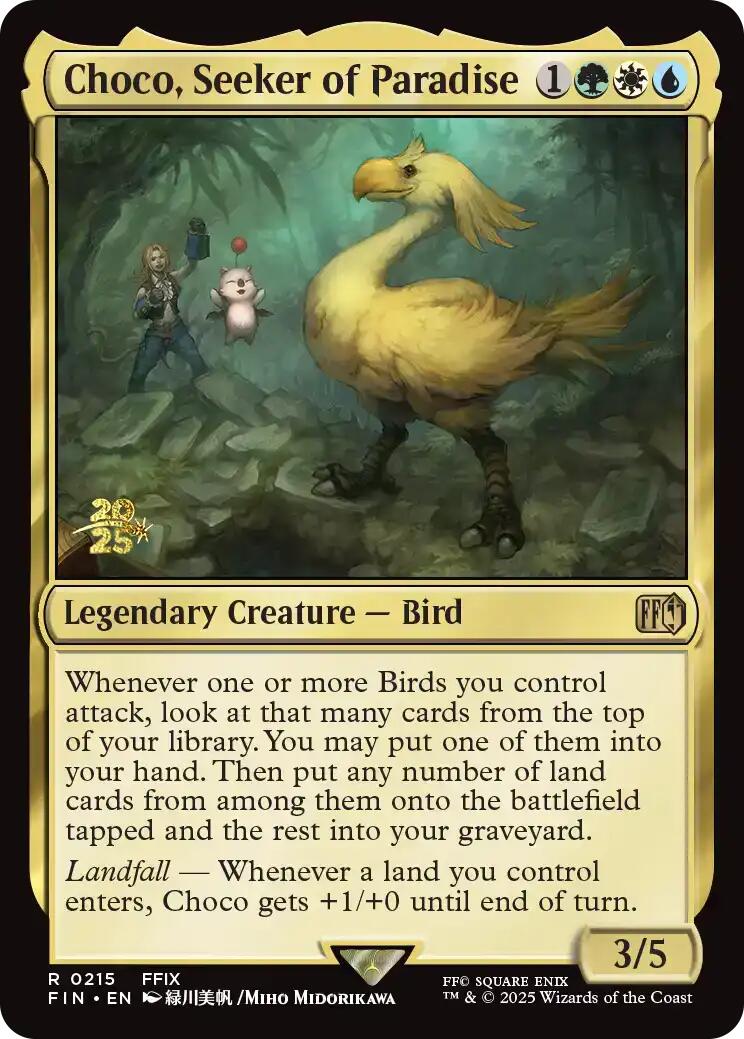 Choco, Seeker of Paradise [FINAL FANTASY Prerelease Promo] | Exor Games Summserside