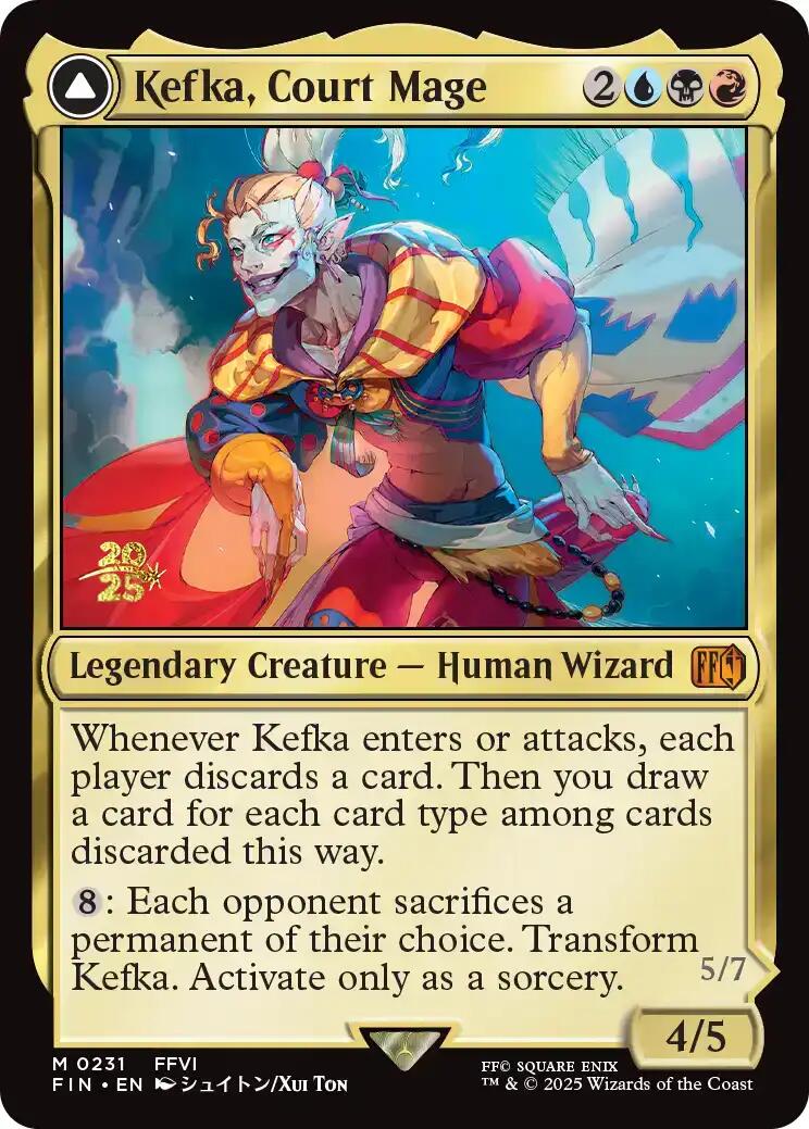 Kefka, Court Mage // Kefka, Ruler of Ruin [FINAL FANTASY Prerelease Promo] | Exor Games Summserside