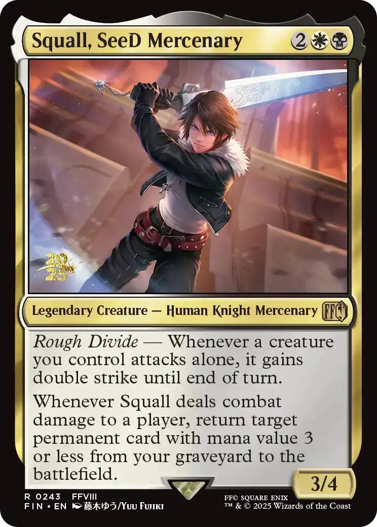 Squall, SeeD Mercenary [FINAL FANTASY Prerelease Promo] | Exor Games Summserside