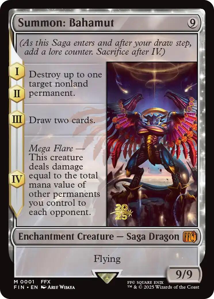 Summon: Bahamut [FINAL FANTASY Prerelease Promo] | Exor Games Summserside