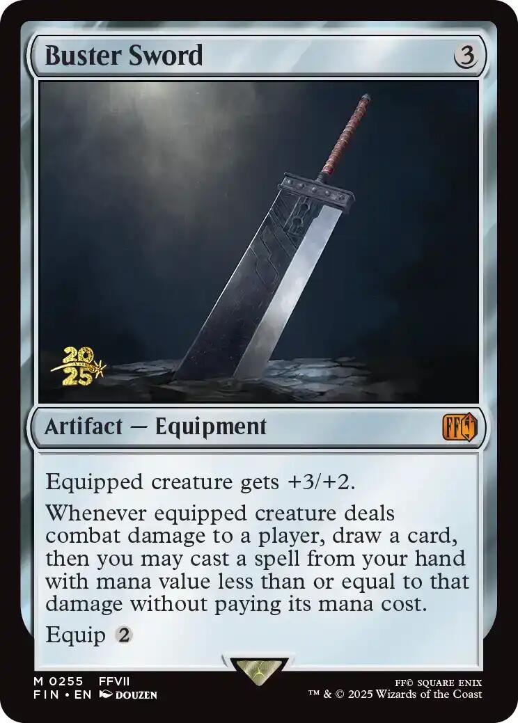 Buster Sword [FINAL FANTASY Prerelease Promo] | Exor Games Summserside