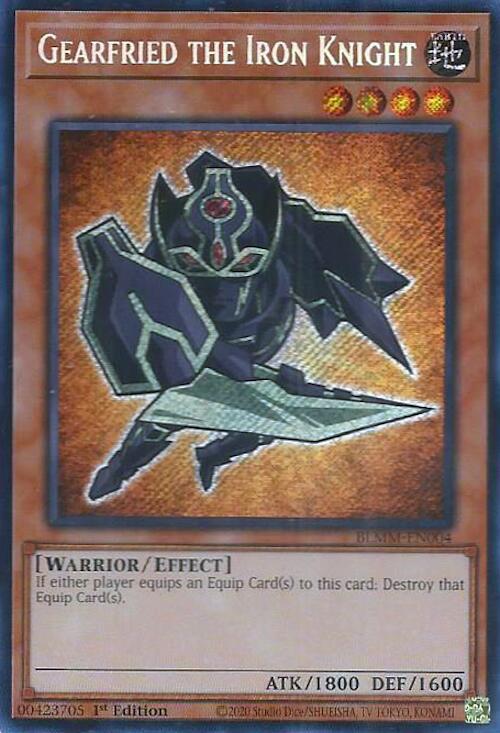 Gearfried the Iron Knight [BLMM-EN004] Secret Rare | Exor Games Summserside