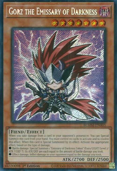 Gorz the Emissary of Darkness [BLMM-EN005] Secret Rare | Exor Games Summserside