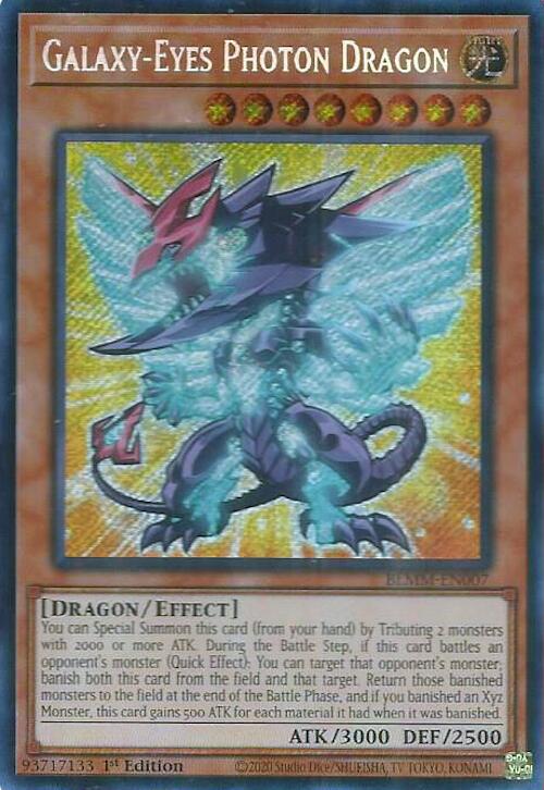 Galaxy-Eyes Photon Dragon [BLMM-EN007] Secret Rare | Exor Games Summserside