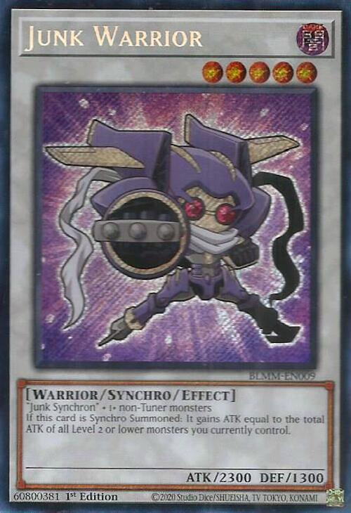 Junk Warrior [BLMM-EN009] Secret Rare | Exor Games Summserside