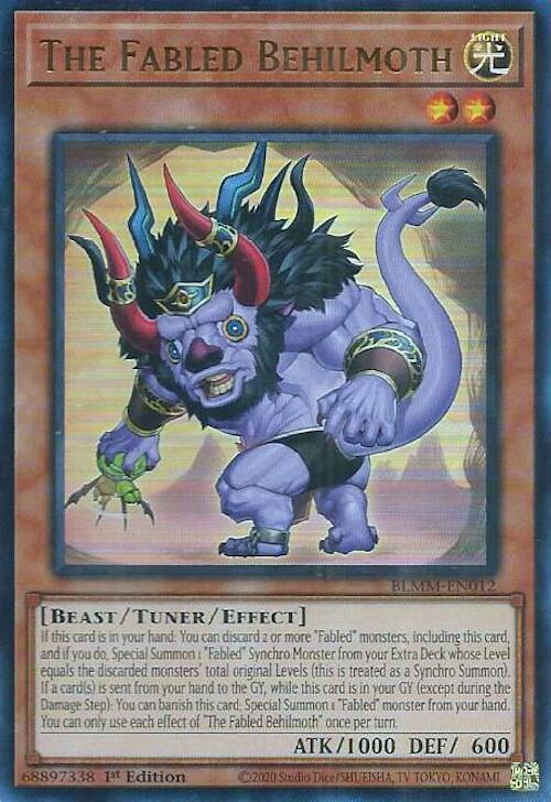 The Fabled Behilmoth [BLMM-EN012] Ultra Rare | Exor Games Summserside