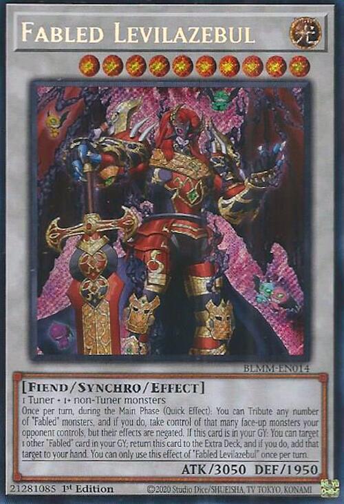 Fabled Levilazebul [BLMM-EN014] Secret Rare | Exor Games Summserside
