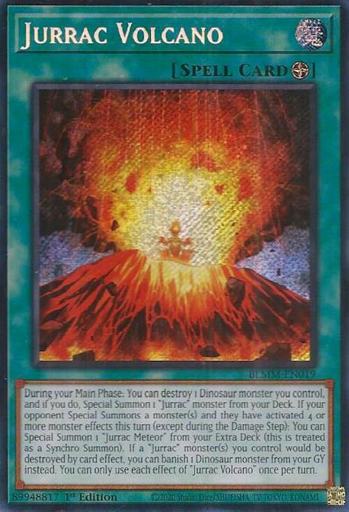 Jurrac Volcano [BLMM-EN019] Secret Rare | Exor Games Summserside