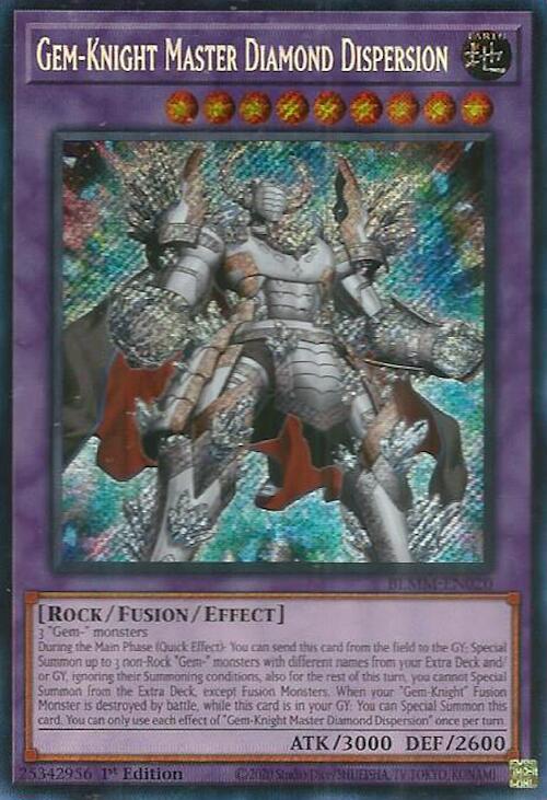 Gem-Knight Master Diamond Dispersion [BLMM-EN020] Secret Rare | Exor Games Summserside