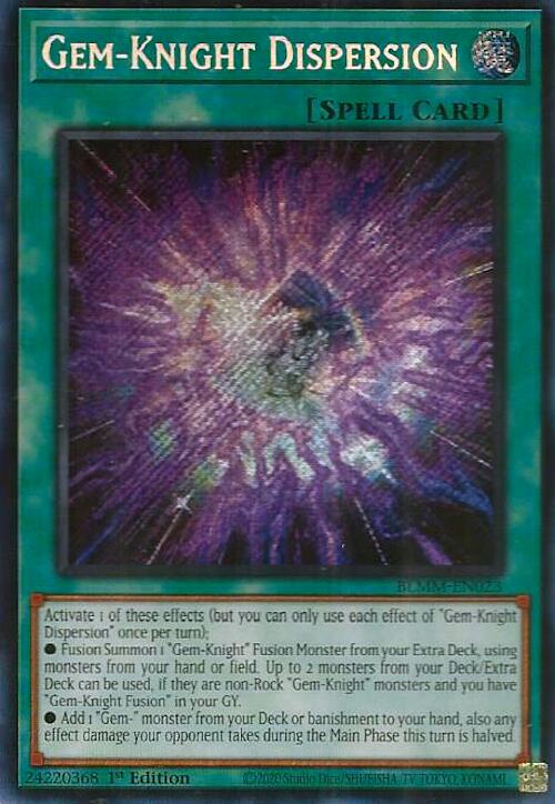 Gem-Knight Dispersion [BLMM-EN023] Secret Rare | Exor Games Summserside