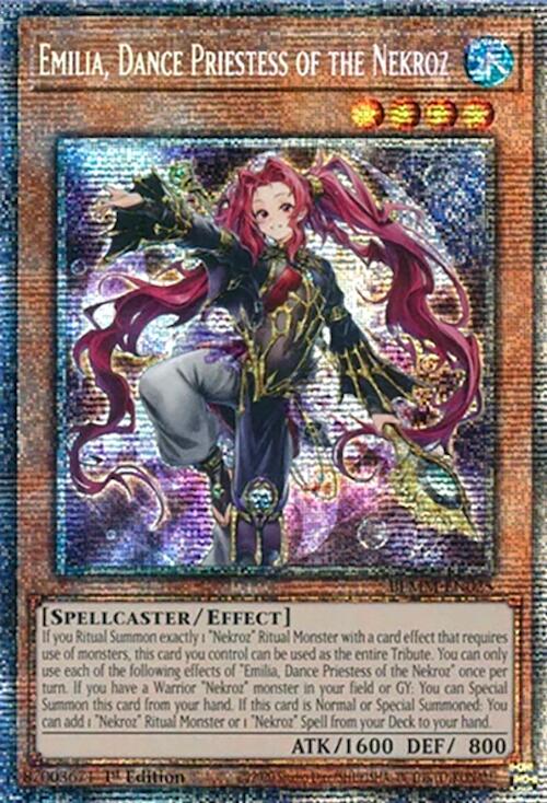 Emilia, Dance Priestess of the Nekroz (Starlight Rare) [BLMM-EN025] Starlight Rare | Exor Games Summserside