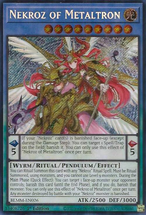 Nekroz of Metaltron [BLMM-EN026] Secret Rare | Exor Games Summserside