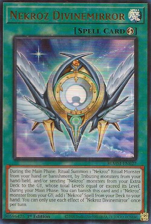 Nekroz Divinemirror [BLMM-EN027] Ultra Rare | Exor Games Summserside