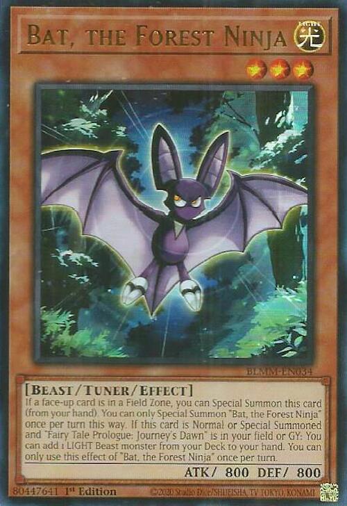 Bat, the Forest Ninja [BLMM-EN034] Ultra Rare | Exor Games Summserside