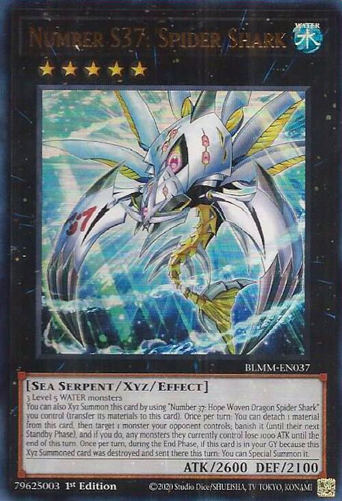 Number S37: Spider Shark [BLMM-EN037] Ultra Rare | Exor Games Summserside