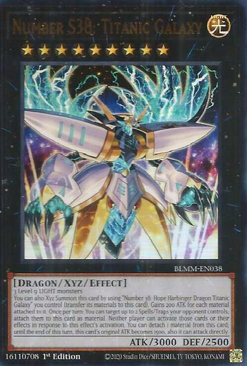 Number S38: Titanic Galaxy [BLMM-EN038] Ultra Rare | Exor Games Summserside