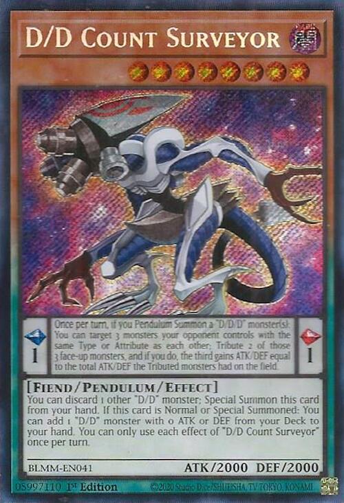 D/D Count Surveyor [BLMM-EN041] Secret Rare | Exor Games Summserside