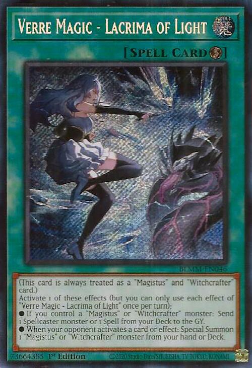 Verre Magic - Lacrima of Light [BLMM-EN046] Secret Rare | Exor Games Summserside
