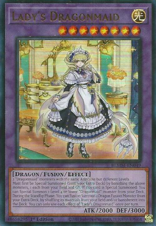 Lady's Dragonmaid [BLMM-EN049] Ultra Rare | Exor Games Summserside