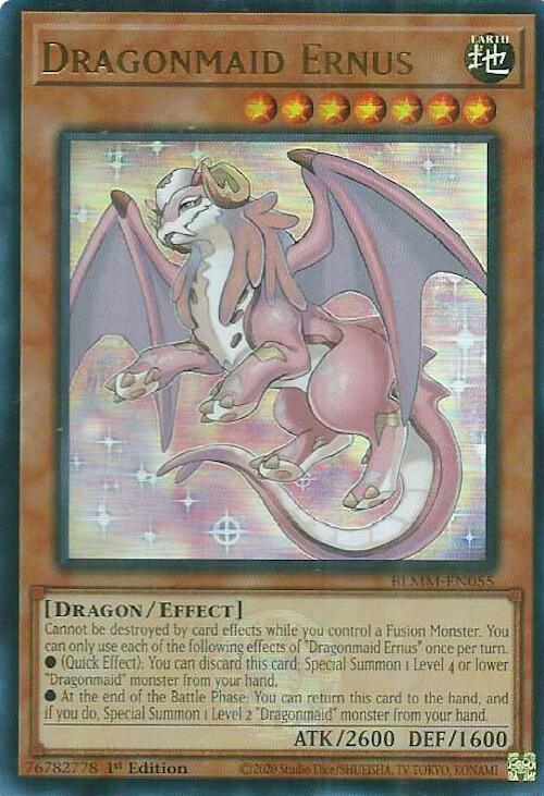 Dragonmaid Ernus [BLMM-EN055] Ultra Rare | Exor Games Summserside