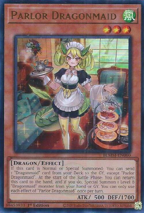 Parlor Dragonmaid [BLMM-EN060] Ultra Rare | Exor Games Summserside