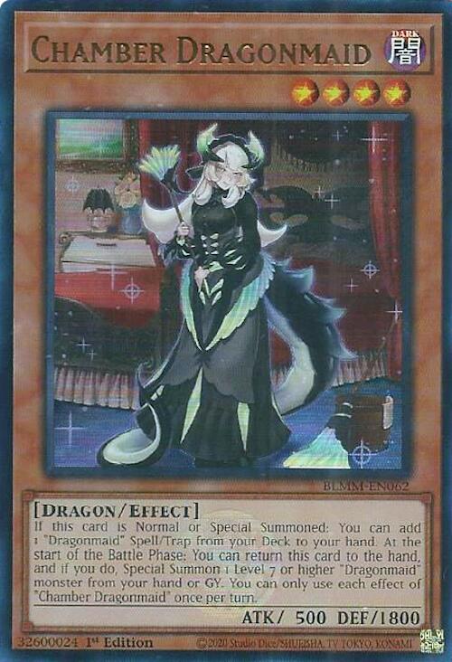 Chamber Dragonmaid [BLMM-EN062] Ultra Rare | Exor Games Summserside