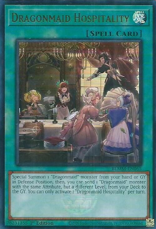 Dragonmaid Hospitality [BLMM-EN065] Ultra Rare | Exor Games Summserside