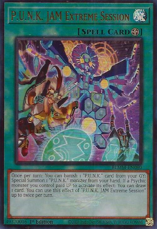 P.U.N.K. JAM Extreme Session [BLMM-EN080] Ultra Rare | Exor Games Summserside