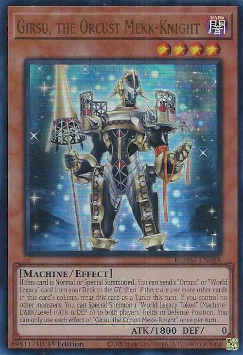 Girsu, the Orcust Mekk-Knight [BLMM-EN088] Ultra Rare | Exor Games Summserside