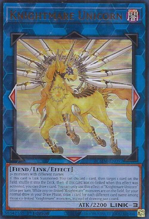 Knightmare Unicorn [BLMM-EN092] Ultra Rare | Exor Games Summserside