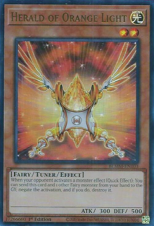 Herald of Orange Light [BLMM-EN103] Ultra Rare | Exor Games Summserside